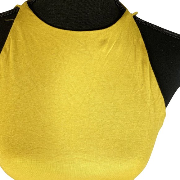 Windsor Mustard yellow crop top - Picture 3 of 3